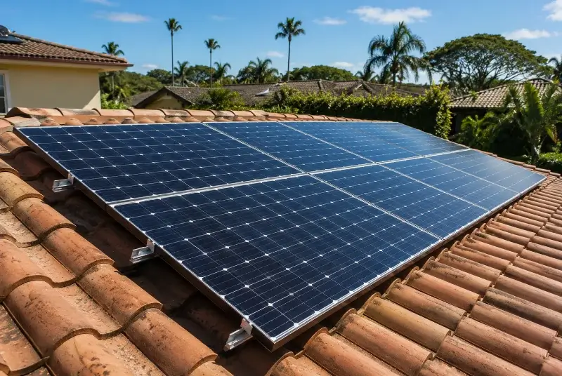 Installation de panneaux solaires à Messé